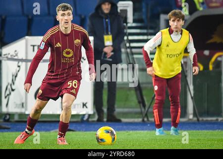 Rome, Italie. 02 décembre 2024. Alexis SAELEMAEKERS d'AS Roma lors du championnat italien Serie A match de football entre AS Roma et Atalanta BC le 2 décembre 2024 au Stadio Olimpico à Rome, Italie - photo Matthieu Mirville (M Insabato)/DPPI crédit : DPPI Media/Alamy Live News Banque D'Images