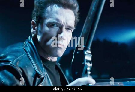 TERMINATOR 2 : JOUR DU JUGEMENT 1991 TriStar Pictures film avec Arnold Schwarzenegger comme Terminator Banque D'Images