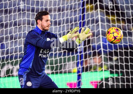 King Power Stadium, Leicester, Royaume-Uni. 3 décembre 2024. Premier League Football, Leicester City contre West Ham United ; Danny Ward de Leicester pendant l'échauffement avant-match crédit : action plus Sports/Alamy Live News Banque D'Images