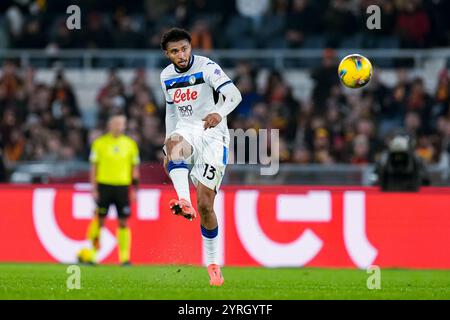 Rome, Italie. 02 décembre 2024. Ederson d'Atalanta BC lors du match de Serie A Enilive entre AS Roma et Atalanta BC au Stadio Olimpico le 02 décembre 2024 à Rome, Italie. Crédit : Giuseppe Maffia/Alamy Live News Banque D'Images