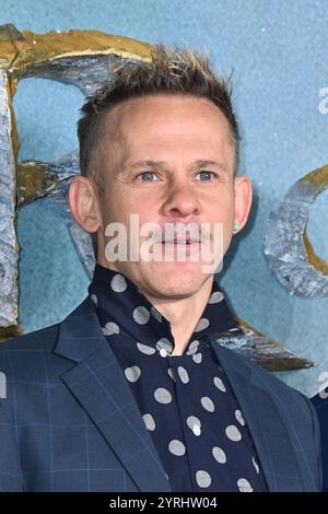 Londres, Royaume-Uni - 3 décembre 2024 Dominic Monaghan à la première britannique du Seigneur des anneaux, la Guerre des Rohirrim, à Odeon luxe Leicester Square, Londres, Angleterre le 3 décembre 2024. CAP/JOR ©JOR/Capital Pictures Banque D'Images