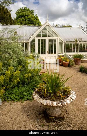 Irlande, County Westmeath, Mullingar, Belvedere House and Gardens, Walled Garden Glasshouse Banque D'Images