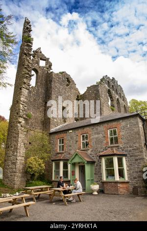 Irlande, comté de Westmeath, Mullingar, Belvedere House et jardins, maison sous le mur jaloux Banque D'Images