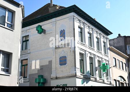 Oostende Apotheek (pharmacie) – Ostende, Belgique – 24 octobre 2024 Banque D'Images