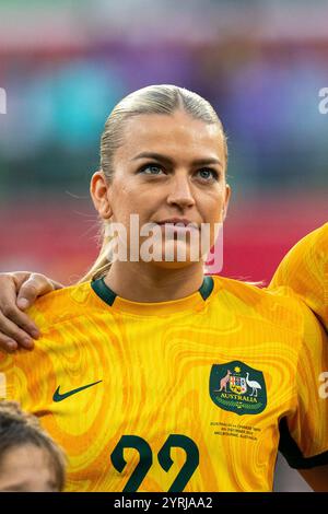 Melbourne, Australie. 04th Dec, 2024. Melbourne, Australie, 4 décembre 2024 : Portrait de Charlotte Grant (22 Australie) lors du match amical international entre l'Australie et le Taipei chinois au parc AAMI à Melbourne, Australie. (NOE Llamas/SPP) crédit : photo de presse sportive SPP. /Alamy Live News Banque D'Images