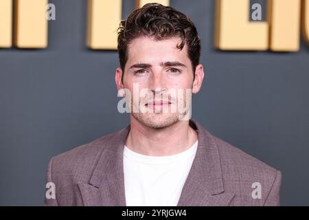 Hollywood, États-Unis. 03 décembre 2024. HOLLYWOOD, LOS ANGELES, CALIFORNIE, États-Unis - 03 DÉCEMBRE : Gregg Sulkin arrive à la première à Los Angeles de 'The six Triple Eight' de Netflix qui a eu lieu au Théâtre égyptien Hollywood le 3 décembre 2024 à Hollywood, Los Angeles, Californie, États-Unis. (Photo de Xavier Collin/image Press Agency) crédit : image Press Agency/Alamy Live News Banque D'Images