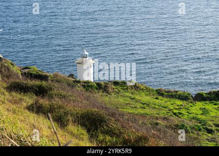 Phare de Tater du sur la côte de Cornouailles au royaume-uni Banque D'Images