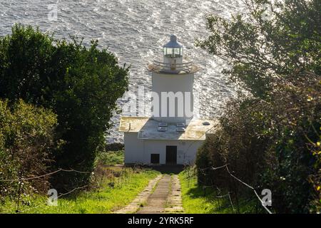 Phare de Tater du sur la côte de Cornouailles au royaume-uni Banque D'Images