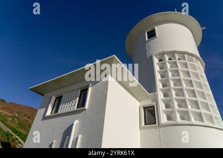 Phare de Tater du sur la côte de Cornouailles au royaume-uni Banque D'Images