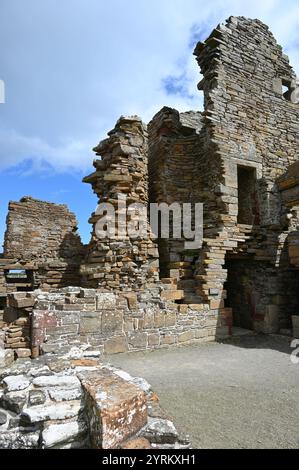 Ruines de Earl's Palace, Birsay Orkney Écosse Banque D'Images