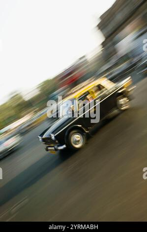 Taxi de Mumbai, Bombay. Maharashtra, Inde (2004) Banque D'Images