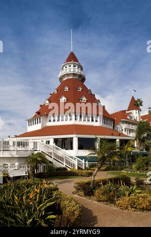 Hotel del Coronado, Coronado, région de San Diego, Californie, États-Unis Banque D'Images