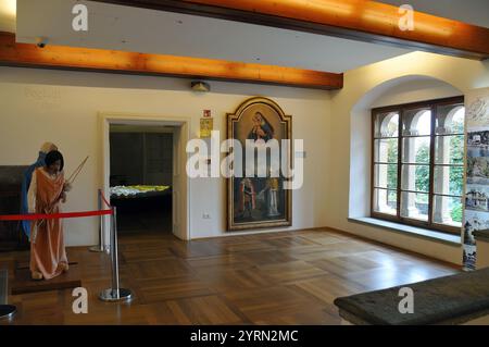 Intérieur, Château de Bled, Blejski grad, château médiéval, Bled, haute Carniole, Slovénie, Europe Banque D'Images