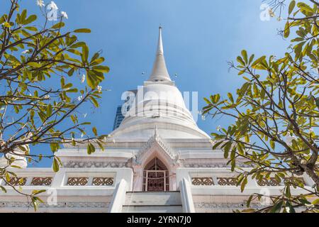Thaïlande, Bangkok, Siam Square Area, Wat Pathum Wanaram. Banque D'Images