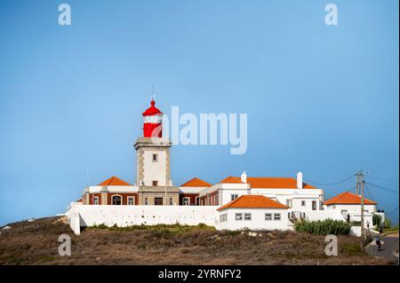 Cabo da Roca, Portugal - 9 septembre 2024 : le phare de Cabo da Roca Banque D'Images