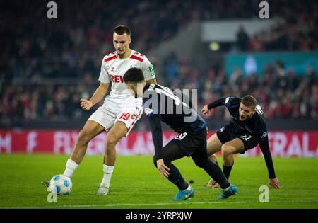 Cologne, Allemagne. 04 décembre 2024. Tim Lemperle (Köln) 1. FC Köln - Hertha BSC Berlin 04.12.2024 Copyright (nur für journalistische Zwecke) par : Mor Banque D'Images