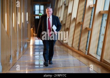 Édimbourg Écosse, Royaume-Uni 04 décembre 2024. Alex Rowley MSP au Parlement écossais. crédit sst/alamy live news Banque D'Images