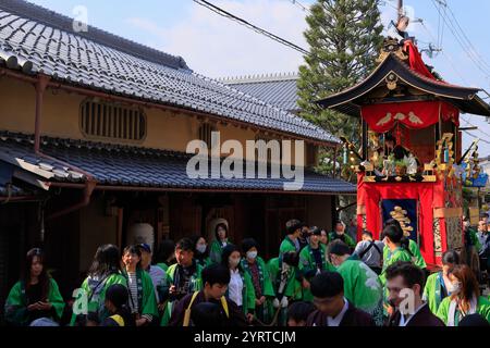 Festival de Kameoka Kameoka-shi, Kyoto Banque D'Images