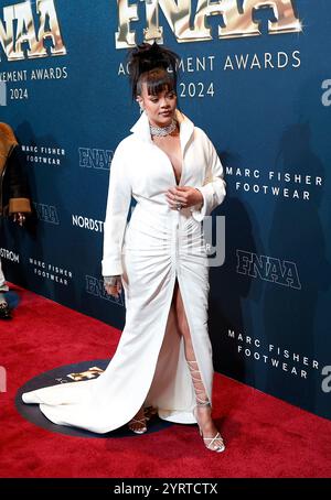 New York, États-Unis. 04th Dec, 2024. Rihanna assiste à la 38e cérémonie annuelle des Footwear News Achievement Awards à Cipriani South Street à New York le mercredi 4 décembre 2024. Photo de John Angelillo/UPI crédit : UPI/Alamy Live News Banque D'Images