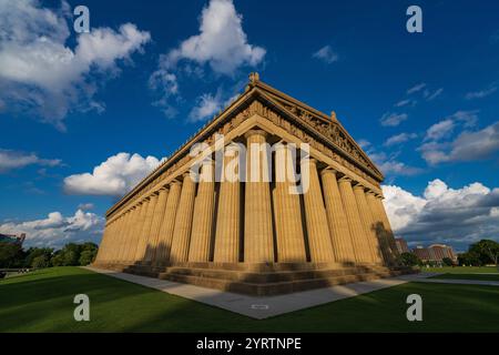 18 JUILLET 2022, PARTHENON, NASHVILLE, TN., USA - réplique du Parthénon grec est dans le centre-ville de Nashville, TN. Banque D'Images