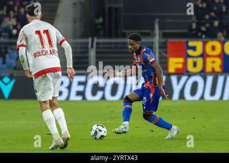 Bâle, Suisse. 04th Dec, 2024. Bâle, Suisse, 04 décembre 2024 : Joe Mendes (17 Basel) lors du match de football de la Coupe de Suisse entre le FC Basel 1893 et le FC Sion au Jakob-Park à Bâle, Suisse. Philipp Kresnik (Philipp Kresnik/SPP) crédit : SPP Sport Press photo. /Alamy Live News Banque D'Images