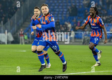 Bâle, Suisse. 04th Dec, 2024. Bâle, Suisse, 04 décembre 2024 : le gardien de but Xherdan Shaqiri (10 Bâle) lors du match de football de la Coupe de Suisse entre le FC Basel 1893 et le FC Sion au salon Jakob-Park à Bâle, Suisse. Philipp Kresnik (Philipp Kresnik/SPP) crédit : SPP Sport Press photo. /Alamy Live News Banque D'Images