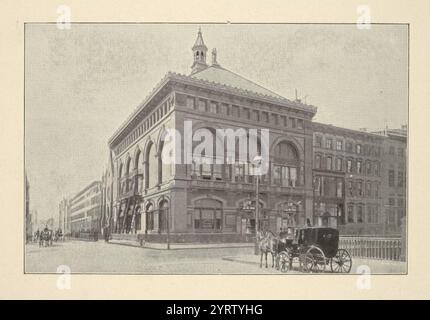 Chickering Hall, New York. Banque D'Images