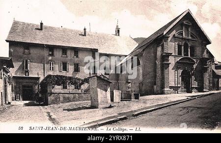 Collège-Saint-Joseph-Saint-Jean-de-Maurienne. Banque D'Images