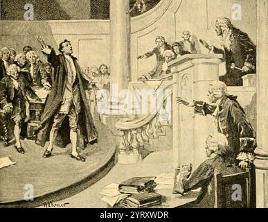 Patrick Henry (1736 ? 1799) un politicien américain, déclara à la deuxième Convention de Virginie (1775) : «donnez-moi la liberté, ou donnez-moi la mort!» Il est le premier et le sixième gouverneur postcolonial de Virginie, de 1776 à 1779 et de 1784 à 1786 Banque D'Images