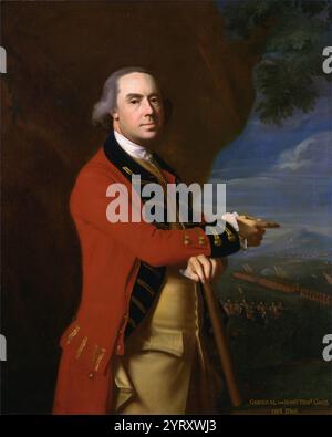 Général Thomas Gage de John Singleton Copley (1738-1815). Général Thomas Gage (1719 ? 1787) officier général de l'armée britannique et fonctionnaire colonial surtout connu pour ses nombreuses années de service en Amérique du Nord, y compris son rôle de commandant en chef britannique dans les premiers jours de la Révolution américaine. Banque D'Images