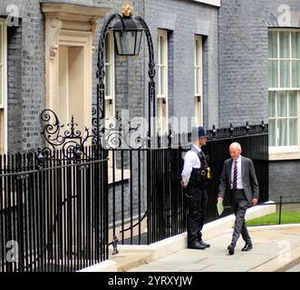 Patrick McFadden (chancelier du duché de Lancaster), arrivant à Downing Street, Londres, pour prendre ses nouvelles fonctions dans le gouvernement travailliste après les élections. 5 juillet 2024. Banque D'Images