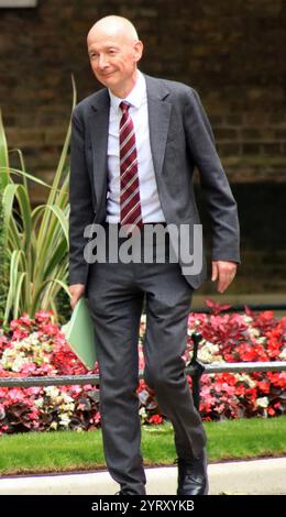 Patrick McFadden (chancelier du duché de Lancaster), arrivant à Downing Street, Londres, pour prendre ses nouvelles fonctions dans le gouvernement travailliste après les élections. 5 juillet 2024. Banque D'Images