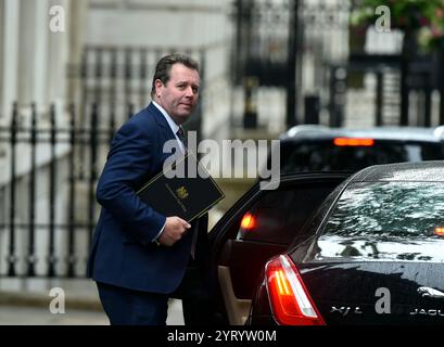Mark Spencer, whip en chef, arrive à Downing Street, à Londres, en pleine pandémie de coronavirus COVID-19. 8 juillet 2020 Banque D'Images