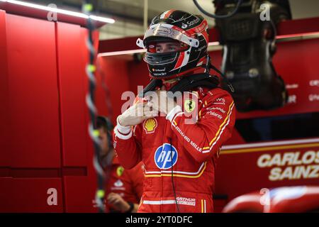 Las Vegas, Etats-Unis. 05th Dec, 2024. LECLERC Arthur (mco), Scuderia Ferrari SF-24, portrait lors du Grand Prix de formule 1 Heineken Silver Las Vegas 2024, 22e manche du Championnat du monde de formule 1 2024 du 21 au 23 novembre 2024 sur le circuit du Strip de Las Vegas, à Las Vegas, États-Unis - photo DPPI crédit : DPPI Media/Alamy Live News Banque D'Images