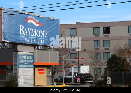 Baymont Inn & Suites Hotel à Groton, Connecticut, le 10 novembre 2024. Banque D'Images