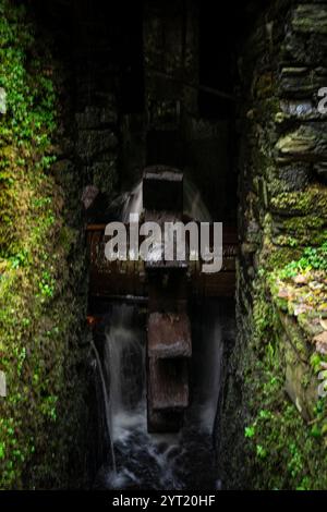 Forge médiévale de Compludo, vallée de Compludo, Ponferrada, région de Bierzo, Castille-et-Léon, Espagne Banque D'Images