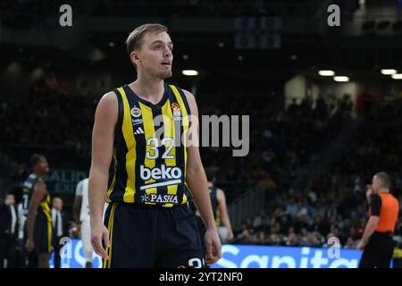 Madrid, Espagne. 06th Dec, 2024. Arturs Zagars de Fenerbahce Istanbul lors du match de la saison régulière de Turkish Airlines EuroLeague Round 14 entre le Real Madrid et Fenerbahce Beko Istanbul au WiZinkCenter le 05 décembre 2024 à Madrid Espagne crédit : Sipa USA/Alamy Live News Banque D'Images