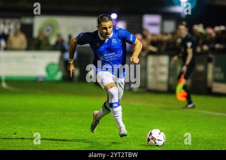 Anthony Georgiou en avant à Wealdstone vs Braintree Town 23/10/24 Banque D'Images