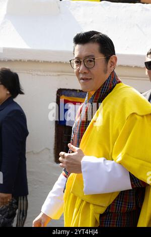 Katmandou, Népal. 6 décembre 2024. Jigme Khesar Namgyel Wangchuck, le roi du Bhoutan, visite Katmandou au Népal. Crédit : vibrant Pictures/Alamy Live News Banque D'Images