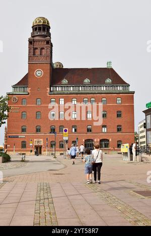 Malmo, Suède. 6 décembre 2024. Ancien bâtiment de la poste royale à Malmo, Suède. Banque D'Images