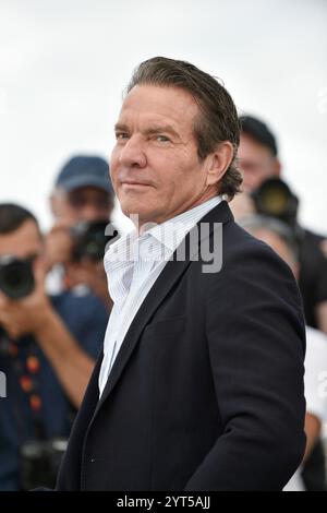 77ème Festival de Cannes, 20 mai 2024 : L'acteur Dennis Quaid pose lors de la photocall du film la substance *** local Caption *** Banque D'Images