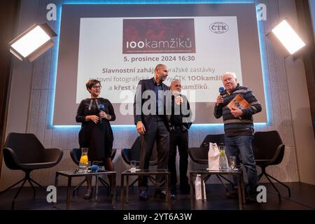 Lancement du livre millions de moments sur l'histoire de la salle de presse photo de l'Agence de presse tchèque (CTK) lors d'un événement d'une journée à l'occasion du 100e anniversaire Banque D'Images