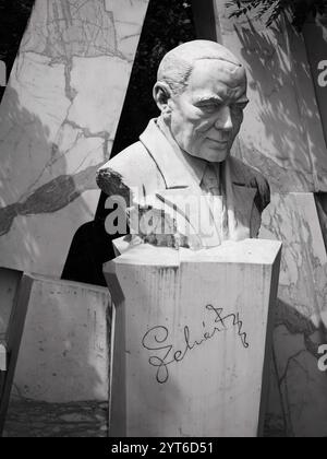 Monument du compositeur Franz Lehar dans le Stadtpark de Vienne, Autriche. Banque D'Images