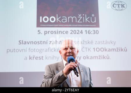 Lancement du livre millions de moments sur l'histoire de la salle de presse photo de l'Agence de presse tchèque (CTK) lors d'un événement d'une journée à l'occasion du 100e anniversaire Banque D'Images