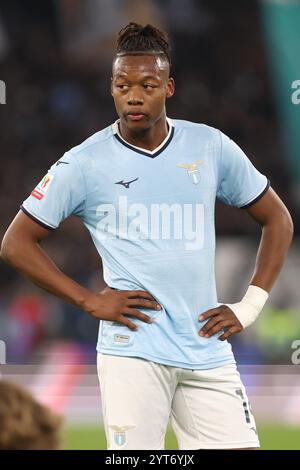 Rome, Italie. 05th Dec, 2024. Tijjani Noslin du Lazio vu en action lors du match de football italien Freccia Rossa Coppa Italia (Coupe d'Italie) 2024-2025 SS Lazio vs SSC Napoli au stade olympique de Rome. Score final ; SS Lazio 3:1 SSC Napoli. (Photo de Marco Iacobucci/SOPA images/Sipa USA) crédit : Sipa USA/Alamy Live News Banque D'Images