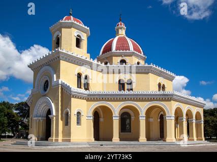 La chapelle du cimetière Cristobal Colon à la Habana, la Havane, Cuba Banque D'Images