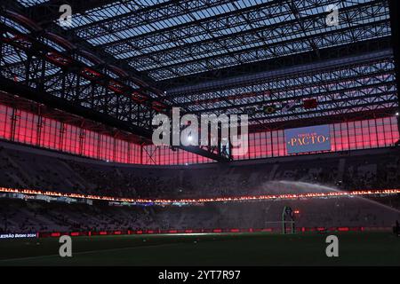 5 décembre 2024 : Curitiba, Brésil : vue générale de la Ligga Arena avant le match entre Athletico Paranaense et Red Bull Bragantino, pour la Serie A 2024 brésilienne Banque D'Images