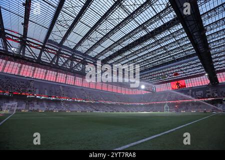 5 décembre 2024 : Curitiba, Brésil : vue générale de la Ligga Arena avant le match entre Athletico Paranaense et Red Bull Bragantino, pour la Serie A 2024 brésilienne Banque D'Images