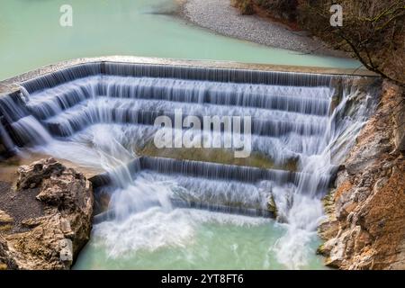 Chutes de Lech à Füssen, Bavière, Allemagne Banque D'Images