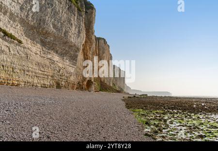 Paysage côtier autour de Saint Léonard, commune du département de la Seine-maritime en région Normandie dans le nord de la France Banque D'Images